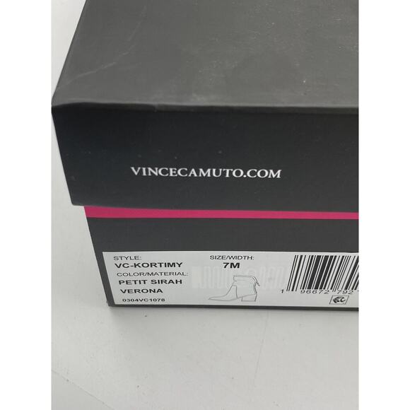 New‎ Vince Camuto Kortimy Water Repellant Suede Mid Shaft Boots Syrah Purple 7M - Picture 7 of 7